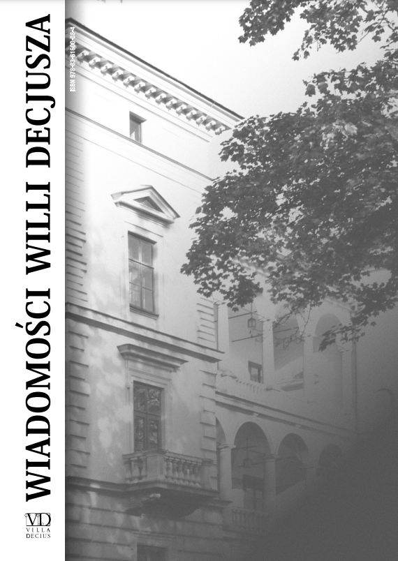 27. N. Dziwisz, Wiadomości Willi Decjusza, Kraków 2011