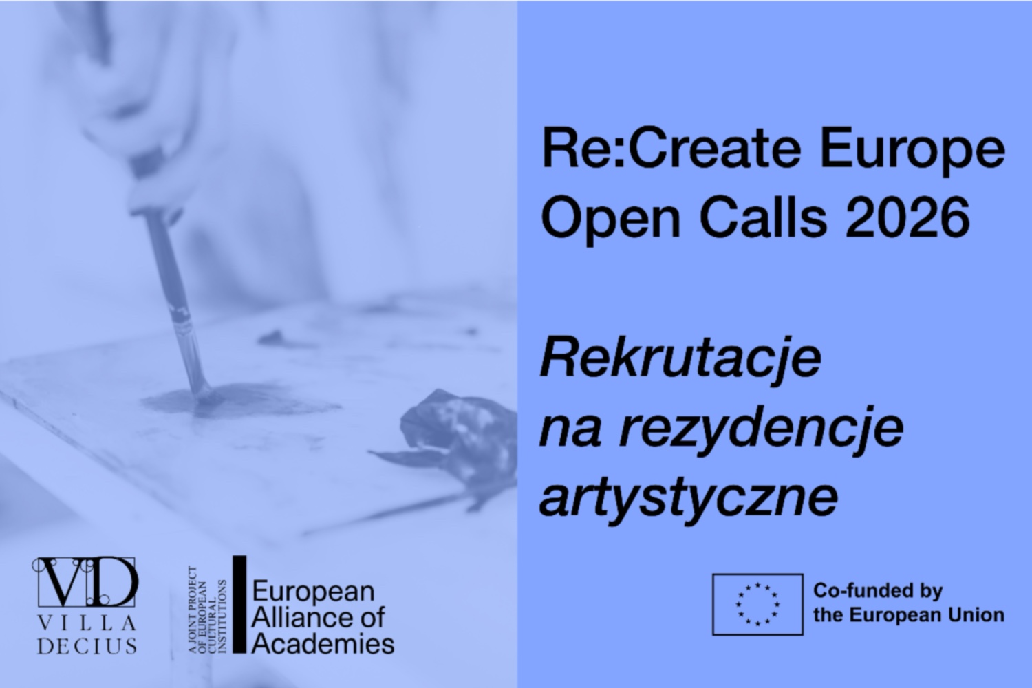 Re:Create Europe – apply for international artistic residencies
