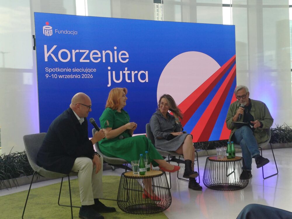 Spotkanie „Korzenie Jutra”, realizowanego przez Fundację PKO Banku Polskiego we współpracy z Fundacją Rozwoju Społeczeństwa Informacyjnego